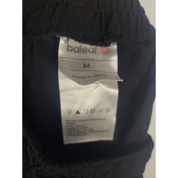 Balear Women's Black Athletic Jogger Shorts Size M | Stretch Performance Activew - Picture 9 of 10